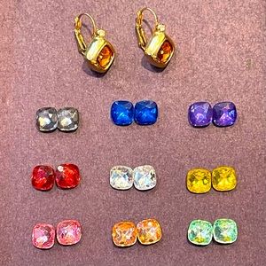 Joan Rivers Interchangeable lever-back earring wardrobe